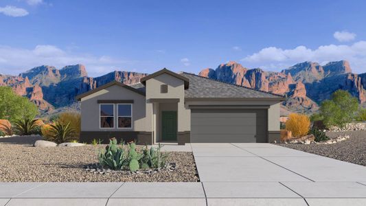 New construction Single-Family house 1518 E Fletcher Dr, Casa Grande, AZ 85122 plan Saguaro - image