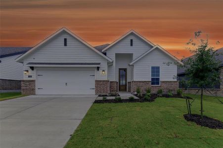 New construction Single-Family house 1329 Frio Dr, Springtown, TX 76082 plan Burnett - image
