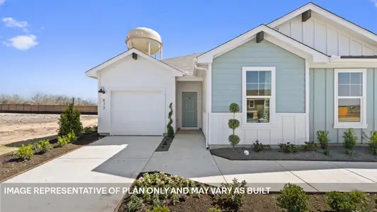 New construction Townhouse house 145A Harrison Xing, Uhland, TX 78640 plan The Sarah - image