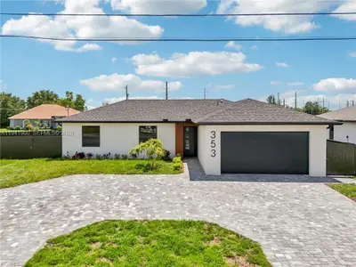 New construction Single-Family house 353 El Dorado Blvd S, Cape Coral, FL 33991 - image