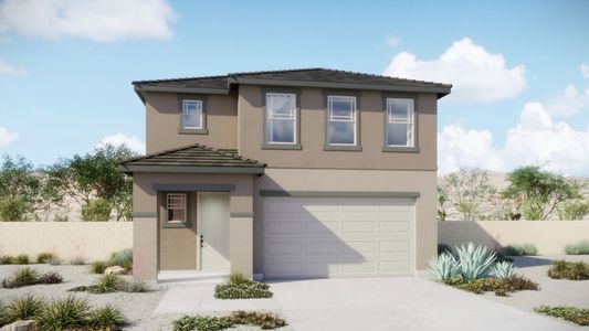 New construction Single-Family house 7410 S Bullseye Wy, Tucson, AZ 85756 plan Ivory - image