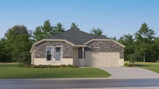New construction Single-Family house 14330 Mansfield Ml, San Antonio, TX 78245 plan Elton - image