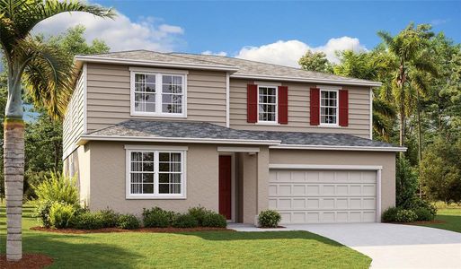 New construction Single-Family house 1622 Sugarbelle Cir, Mascotte, FL 34753 Ammolite- photo 0