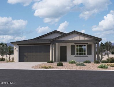 New construction Single-Family house 22873 E Roundup Way, Queen Creek, AZ 85142 Sunflower- photo 0