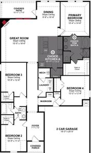 Beazer Homes Stark Farms Teton plan