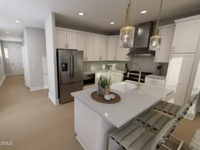 New construction Townhouse house 626 Cable Ct, Apex, NC 27523 plan Weston End Unit - image 6