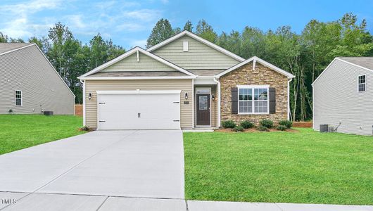 New construction Single-Family house 243 Moore Creek Drive, Fuquay Varina, NC 27526 The Cali- photo 0