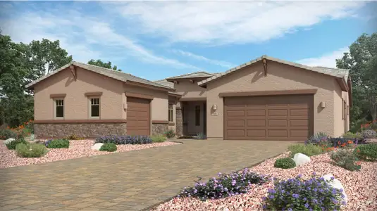 New construction Single-Family house 13965 N Crooked Creek Dr, Marana, AZ 85658 plan Aurora - image