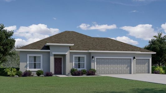 New construction  house 2614 14Th St Sw, Lehigh Acres, FL 33976 plan Highland - image