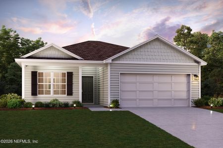 New construction Single-Family house 9860 Crotty Ave, Hastings, FL 32145 plan Beaumont - image