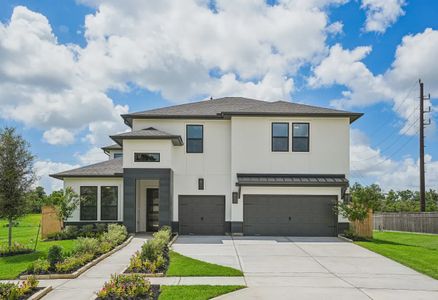 New construction Single-Family house 9802 Hunters Run Dr, Missouri City, TX 77459 plan 5049 Elevation F - image