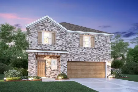 New construction Single-Family house 703 Grand Dale Dr, Lavon, TX 75166 plan Dogwood II - 30' Smart Series - image