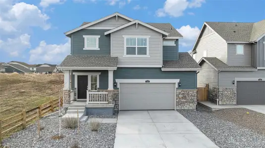 New construction Single-Family house 728 Yankee Boy Lp, Elizabeth, CO 80107 - image