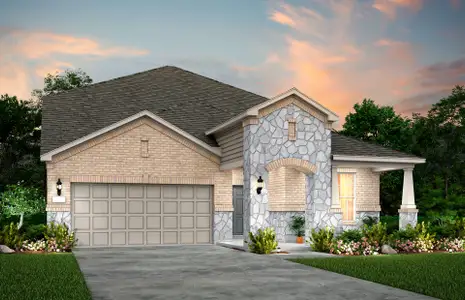 New construction Single-Family house 12104 Bacalar Bnd, Manor, TX 78653 Keller- photo 0