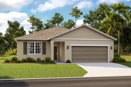New construction Single-Family house 1099 Happy Forest Lp, Deland, FL 32720 plan The Seaton - image