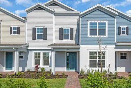 New construction Townhouse house 1431 Alston Bay Blvd, Apopka, FL 32703 plan Jefferson - image