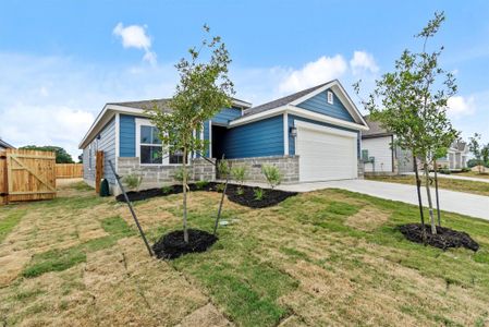 New construction Single-Family house 237 Ironshoe Trl, Liberty Hill, TX 78642 plan Bluebird 1487 Yr - image
