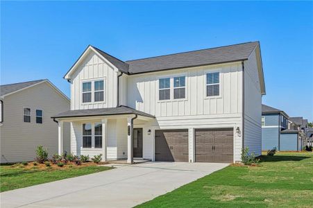 New construction Single-Family house 2169 Boxwood Circle Se, Conyers, GA 30094 Astrid Homeplan- photo 0