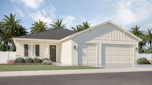 New construction Single-Family house 1080 Se Crosswood Wy, Port St. Lucie, FL 34984 Paris- photo 1 1