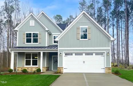 New construction Single-Family house 9512 Woodriver Dr, Zebulon, NC 27597 plan Fontana  - image