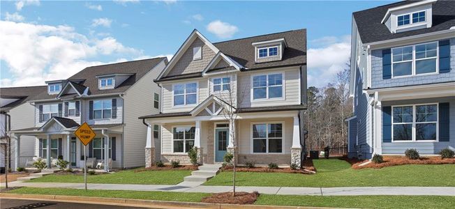 New construction Single-Family house 131 Marble Tree Wy, Ball Ground, GA 30107 plan Abbeyville - image
