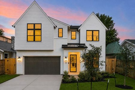 New construction Single-Family house 1501 Bonnie Brae St, Houston, TX 77006 plan The Emerson - image