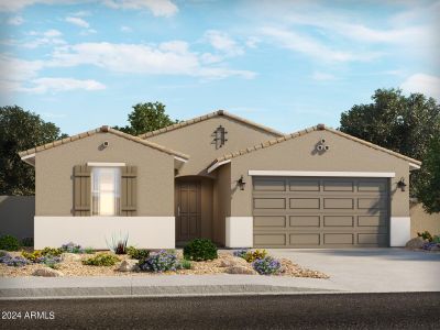 New construction Single-Family house 37359 W Patterson Street, Maricopa, AZ 85138 Lark- photo 0