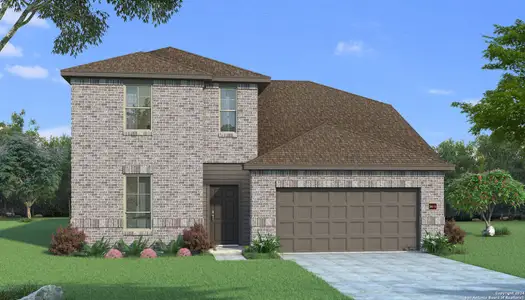 New construction Single-Family house 517 Cowboy Hts, Cibolo, TX 78108 Teak II- photo 5 5