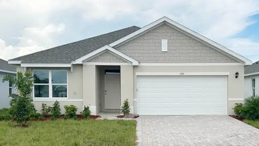 New construction Single-Family house 1353 Garabaldi Cir Se, Palm Bay, FL 32909 plan Aria - image