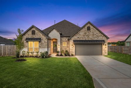 New construction Single-Family house 11610 E Wood Dr, Old River-Winfree, TX 77523 - image