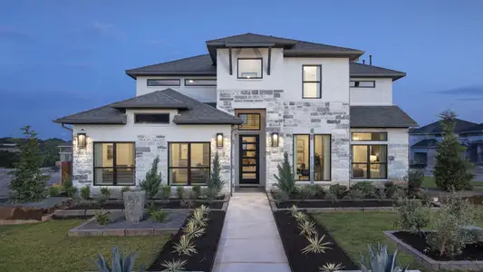 New construction Single-Family house 601 Cattle Pen Pass, Liberty Hill, TX 78642 plan 3568W - image