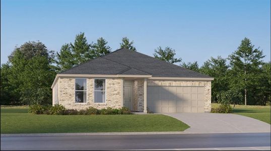 New construction Single-Family house 226 Draper Shadows Dr, Willis, TX 77378 Springsteen- photo 0