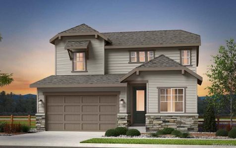 New construction Single-Family house 3322 N Buchanan Wy, Aurora, CO 80019 plan Hayden II - image