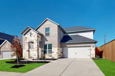 New construction Single-Family house 3925 Waxahachie Rd, Leander, TX 78641 plan Zacate - Classic Series - image
