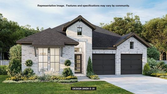 New construction Single-Family house 109 Red Pecan Way, Georgetown, TX 78628 2443H- photo 0