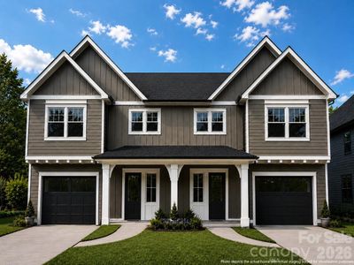 New construction Duplex house 3922 Sarah Dr, Charlotte, NC 28217 - image