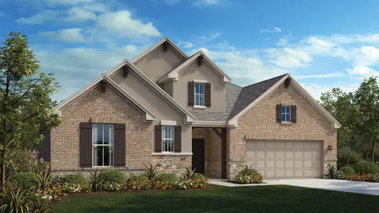 New construction Single-Family house 167 Salado Creek Trl, Bastrop, TX 78602 plan Hillsboro - image