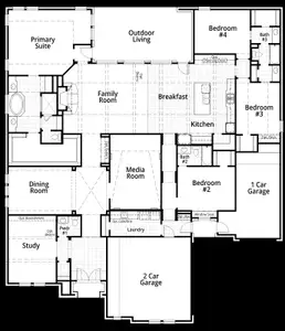 New construction Single-Family house 2670 Archgate Ct, Prosper, TX 75078 plan 673 - image