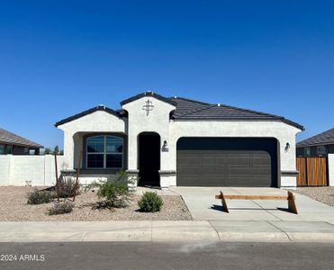 New construction Single-Family house 36100 W San Ildefanso Avenue, Maricopa, AZ 85138 Mockingbird- photo 0