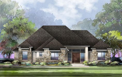 New construction Single-Family house 105 Telling Wind, Boerne, TX 78015 plan Brody - image