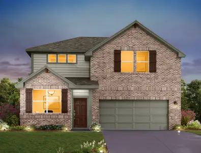 New construction Single-Family house 1005 Autumn Sue Ln, Georgetown, TX 78633 plan Cassidy - image