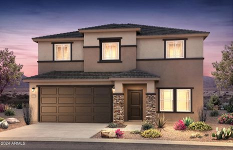 New construction Single-Family house 25271 W Chanute Pass, Buckeye, AZ 85326 Daisy- photo 0