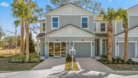 New construction Townhouse house 5407 Tellaro Lane, Jacksonville, FL 32210 - photo 0