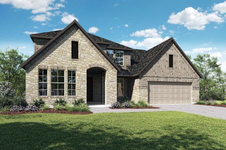 New construction Single-Family house 701 Boardwalk Wy, Aubrey, TX 76227 plan Logan - image
