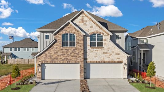 New construction Single-Family house 5223 Capricorn Wy, Manvel, TX 77578 Retreat - Villas Collection- photo 0