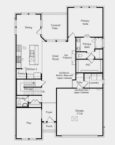 Structural options added include: Gourmet kitchen 2.