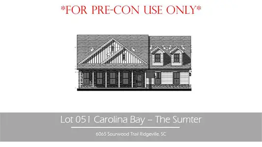 New construction Single-Family house 6065 Sourwood Trl, Ridgeville, SC 29472 plan Sumter - image