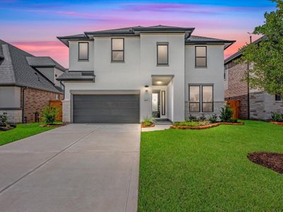 New construction Single-Family house 9626 Pink Lotus Ct, Richmond, TX 77407 Verdin- photo 0