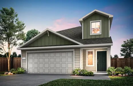 New construction Single-Family house 148 Green Berets Bnd, Jarrell, TX 76537 plan Gustine - image