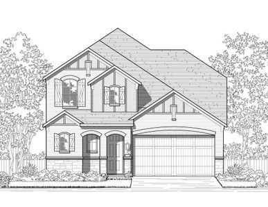 New construction Single-Family house 11202 Common Hackberry St, Cypress, TX 77433 Panamera Plan- photo 0